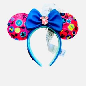 NWT Disney Vacation Club DVC Mickey Loungefly Bow Ears Headband